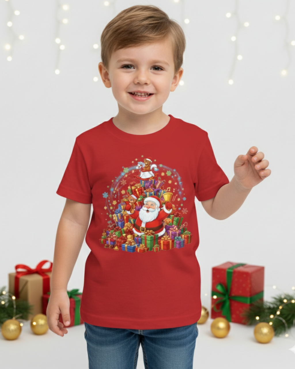 Kids Christmas Cotton T-Shirt