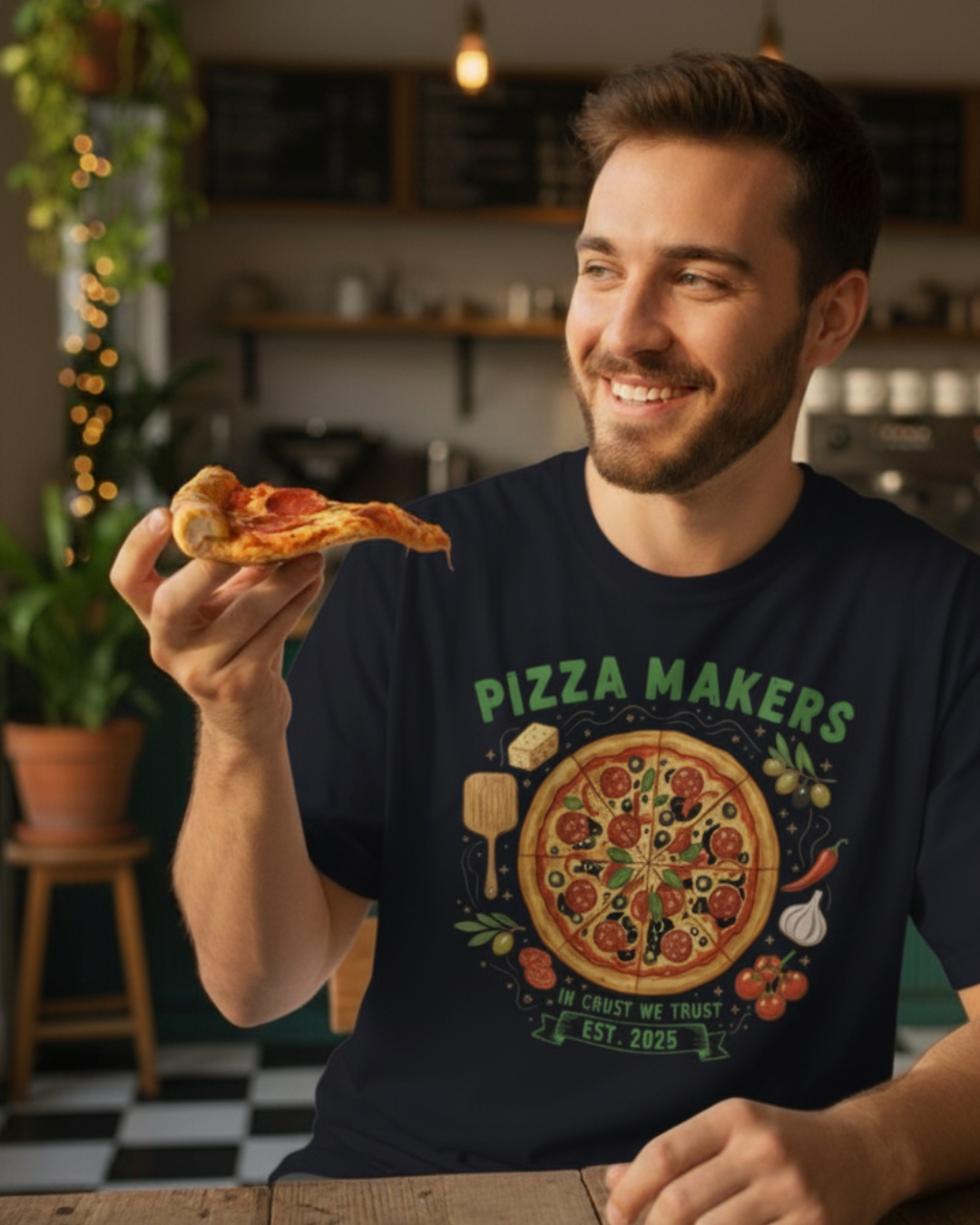 Pizza Makers – Oversized Unisex Cotton T-Shirt