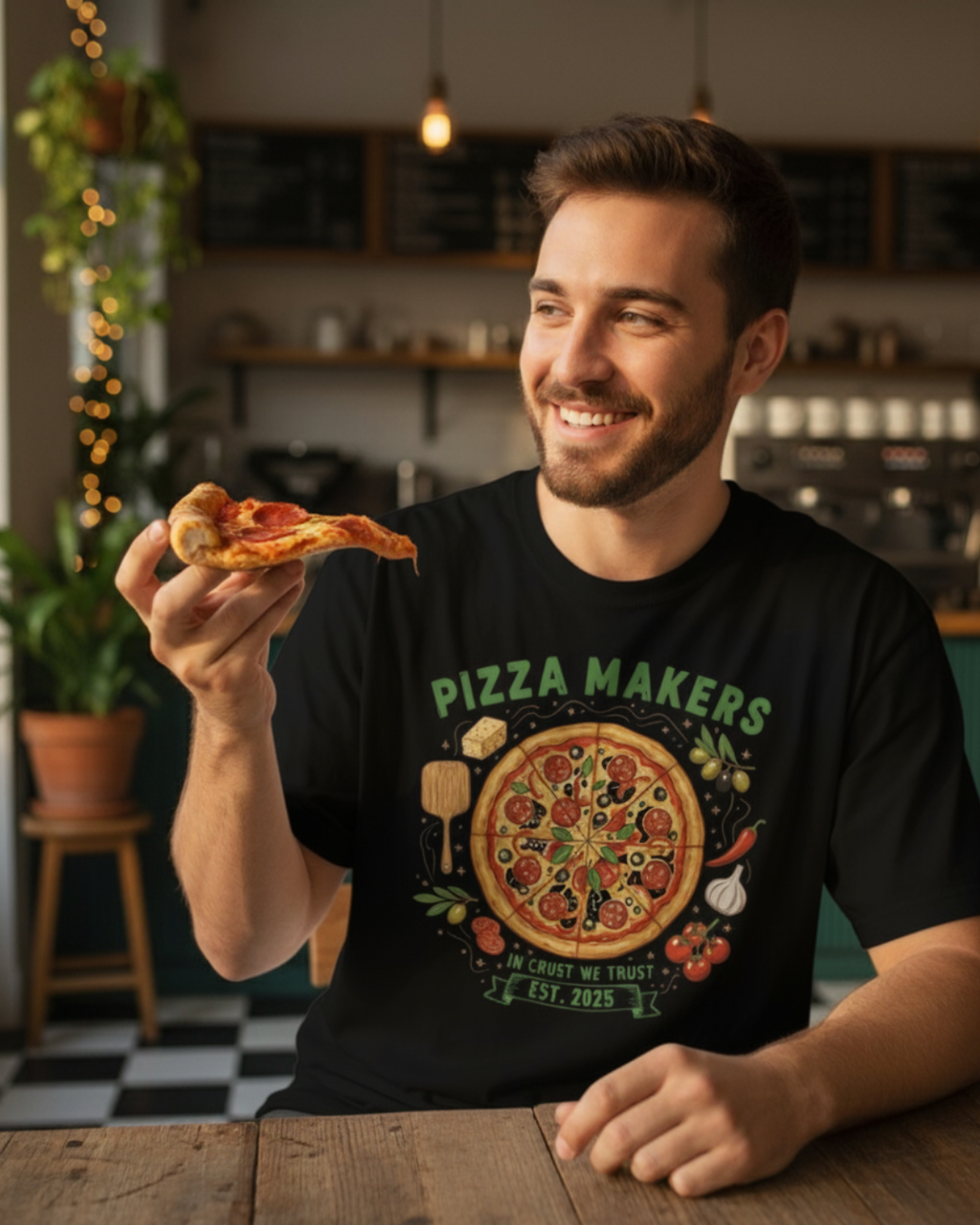 Pizza Makers – Oversized Unisex Cotton T-Shirt