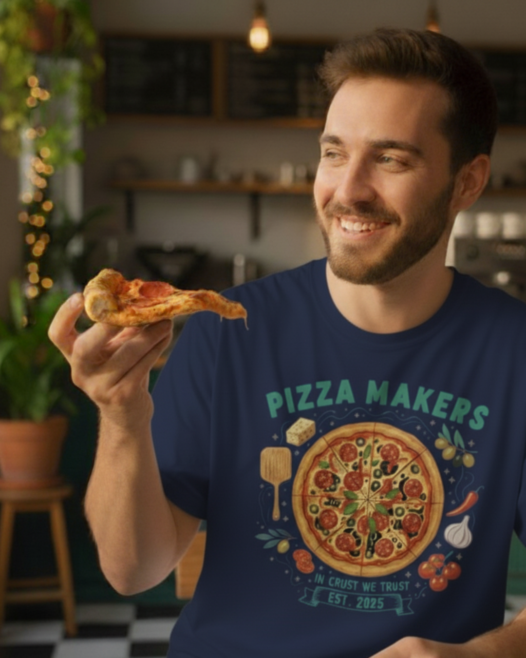 Pizza Makers – Oversized Unisex Cotton T-Shirt