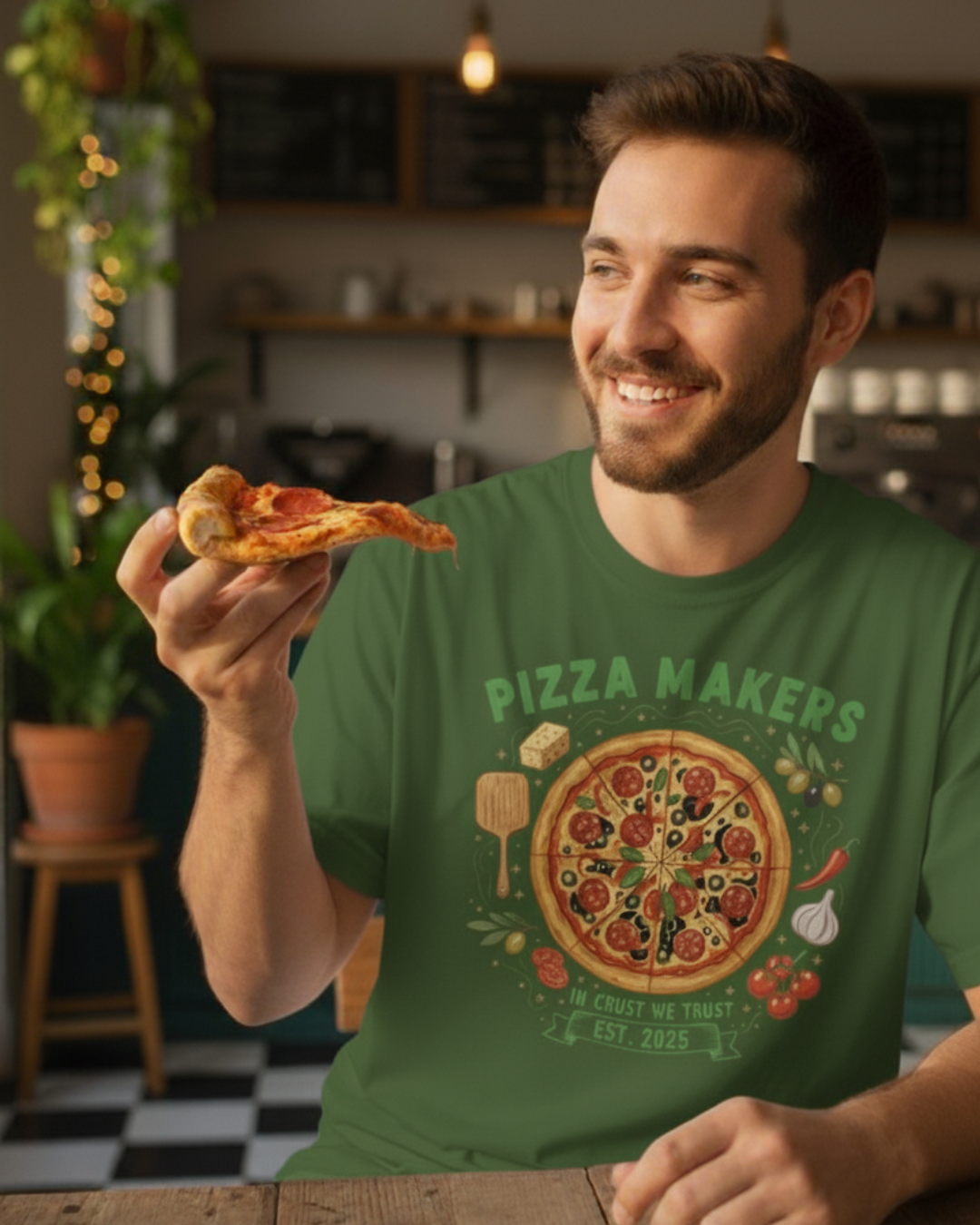 Pizza Makers – Oversized Unisex Cotton T-Shirt