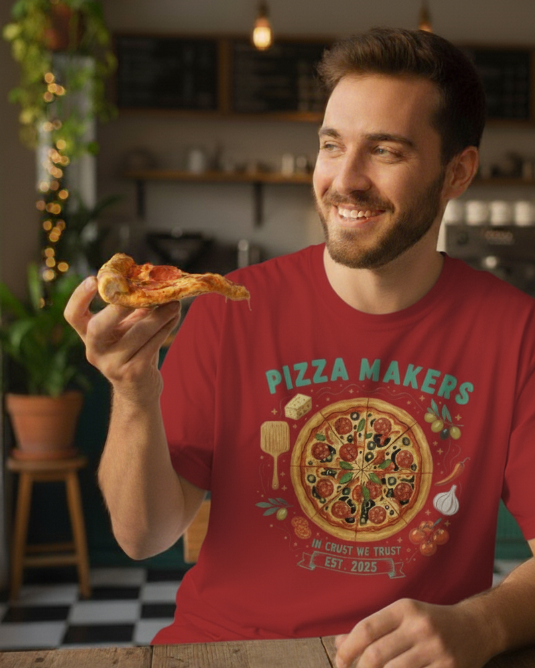Pizza Makers – Oversized Unisex Cotton T-Shirt