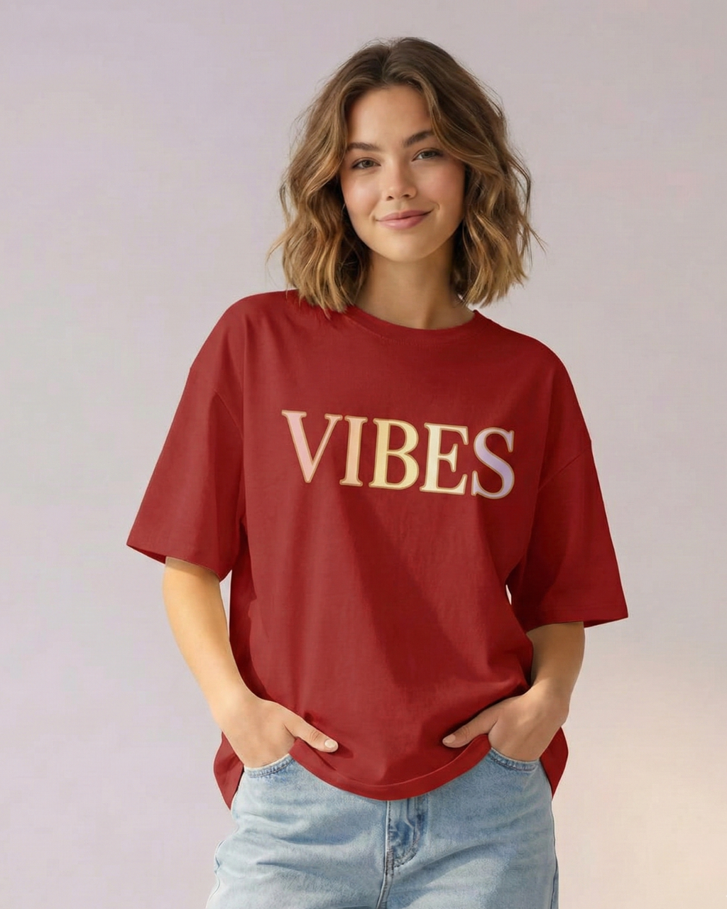 The Vibes Tee – Oversized Unisex